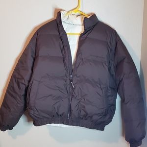 Reversible mens down Cinch jacket